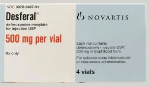 Desferal 500mg Injection 1s