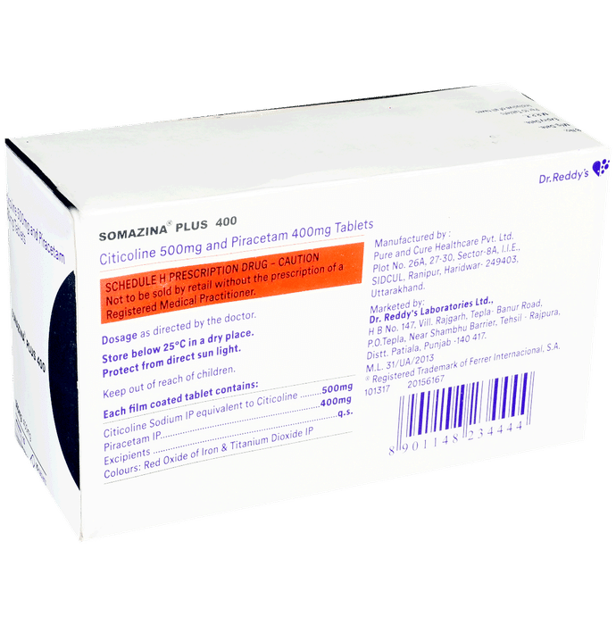 Somazina Plus 400mg Tablet 10s