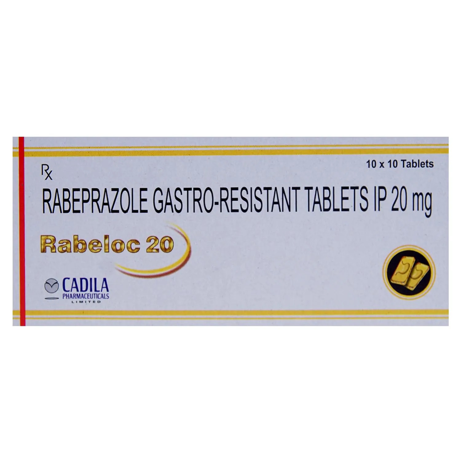 Rabeloc 20mg Tablet 10s