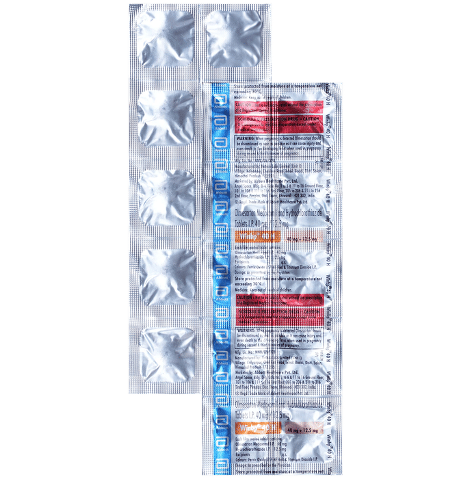 Win BP H 12.5 mg/40 mg Tablet