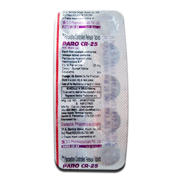Paro CR 25 Tablet