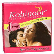 KOHINOOR CONDOM PINK FLAVOUR 3s