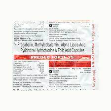 Pregeb Forte 75mg Capsule 10s