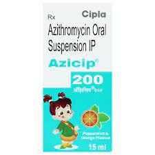 Azicip 200mg Suspension 15ml