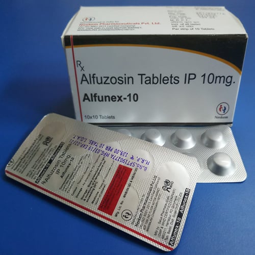 Alfunex D 10mg/0.5mg Tablet 10s