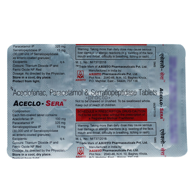 Aceclo Sera  Tablet 10s