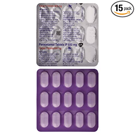 Calpol 650mg Tablet 15s