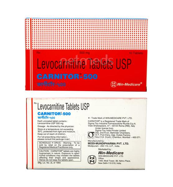 Carnitor 500mg Tablet 10s