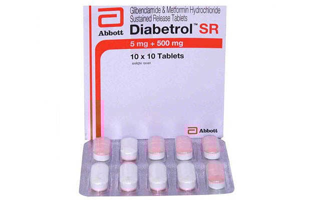 Diabetrol 5mg/500mgTablet SR 10s