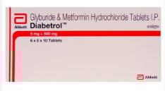Diabetrol 5mg/500mg Tablet 10s