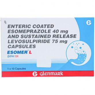 Esomer L 75mg/40mg Capsule