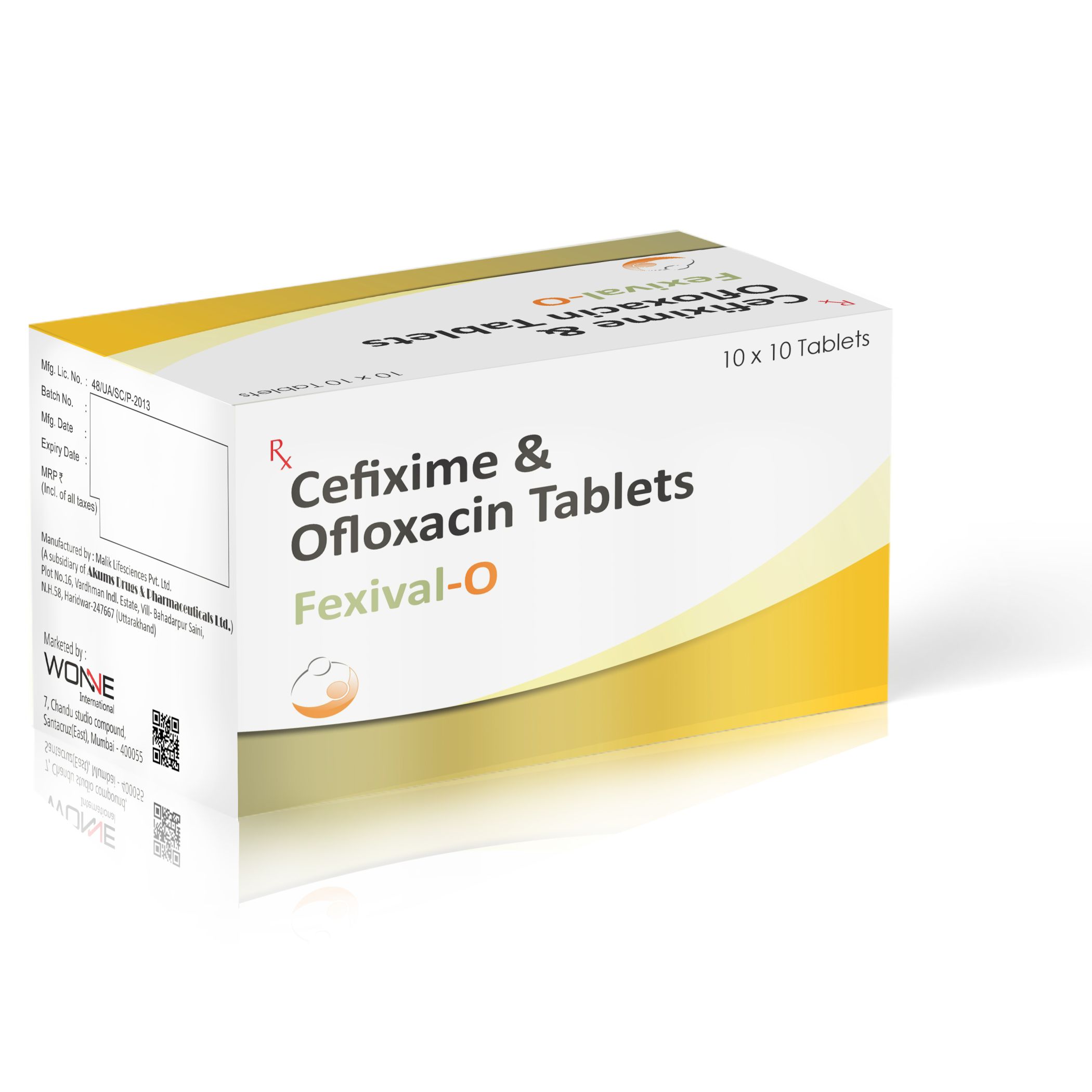 Fexival O 200mg/200mg Tablet 10s