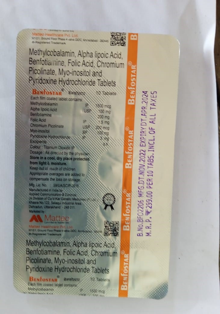 Benfostar Tablet 10s