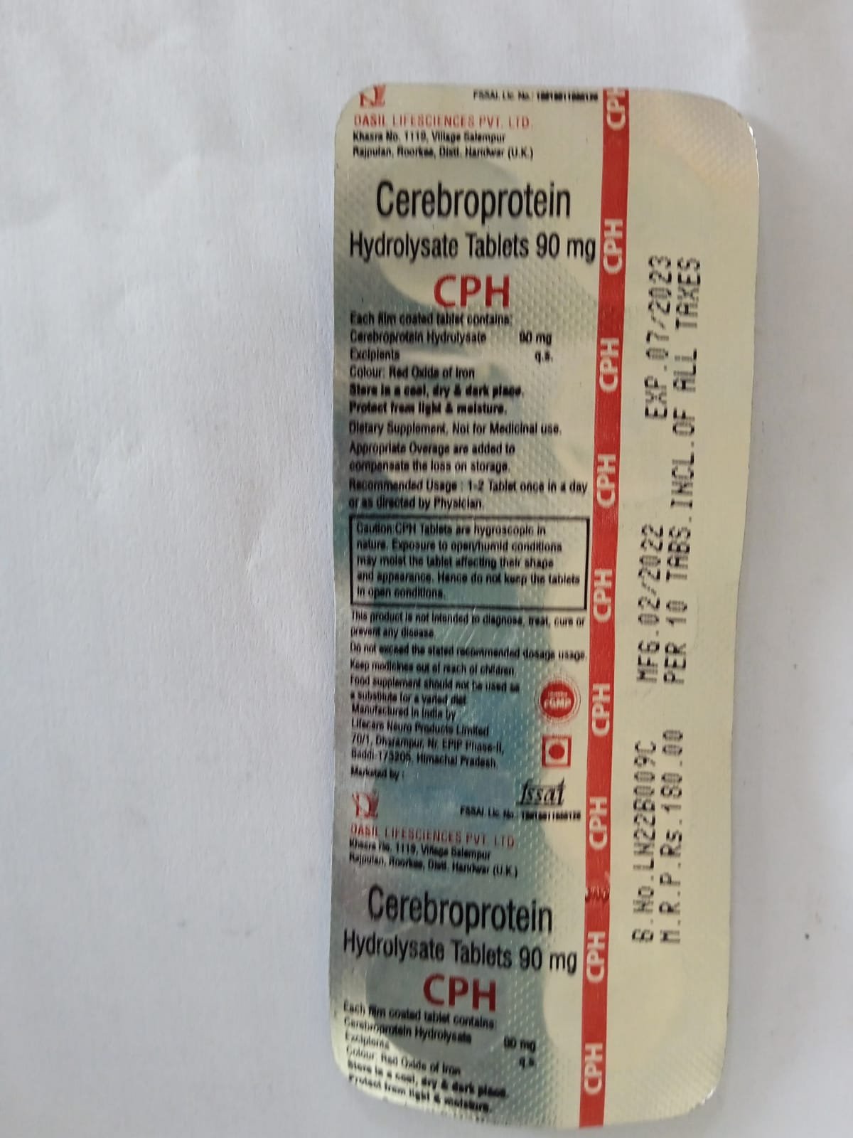 Cph 90mg Tablet 10s