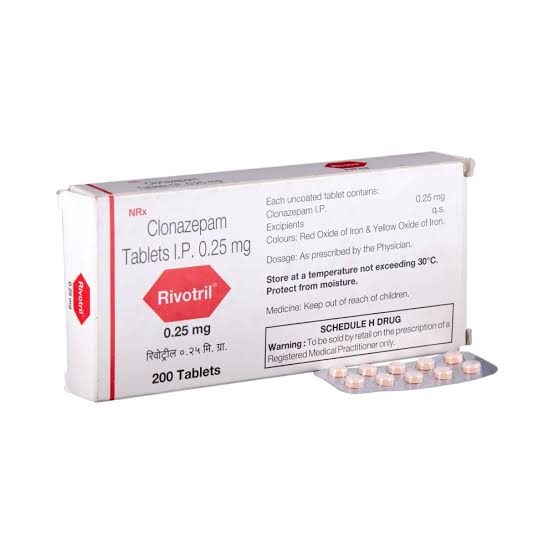 Rivotril 0.25mg Tablet 10s
