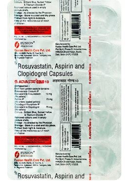 Advastat Gold 75mg/20mg/75mg Capsule 10s