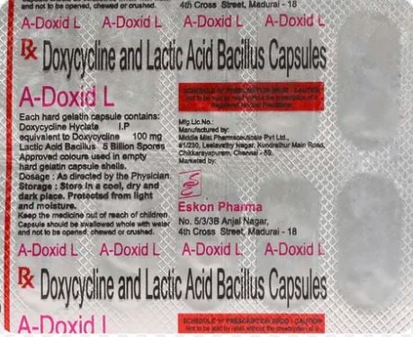 A Doxid L 100mg Capsule 10s