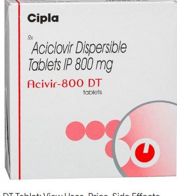 Acivir 800 DT Tablet 5s