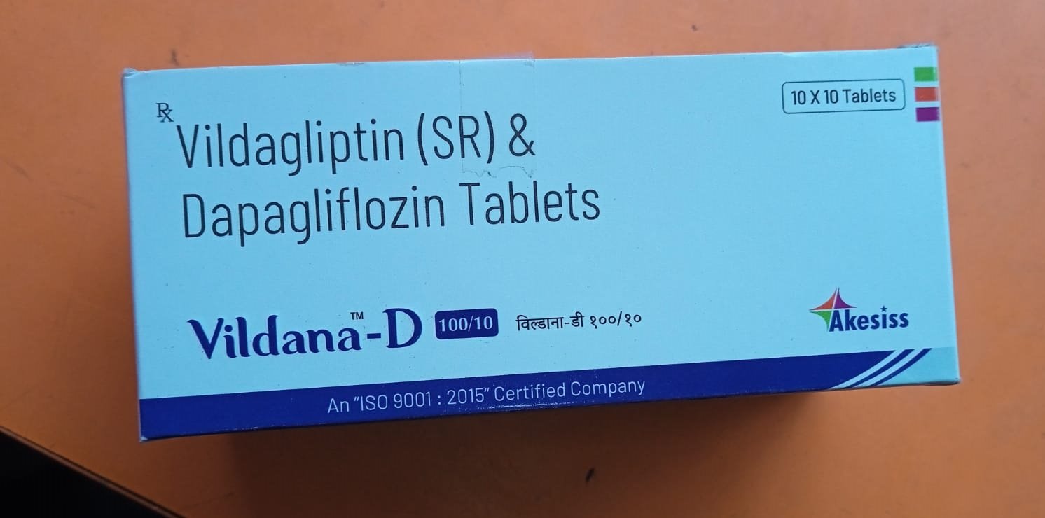 Vildana D 10mg/100mg Tablet 10s