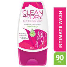 Clean and Dry Daily Intimate Wash 90ml