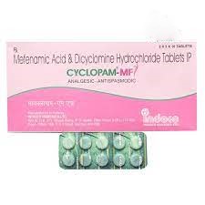 Cyclopam MF 10mg/250mg Tablet 10s