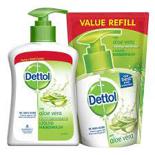 Dettol Handwash Alovera 200 ML + 175 ML REFFI