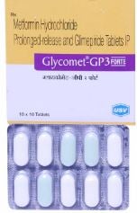 Glycomet-GP 3 Forte  Tablet 10s
