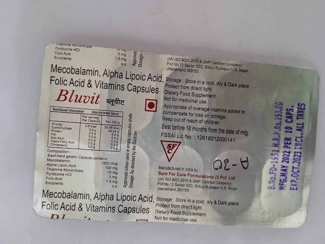 Bluvit Capsule 10s