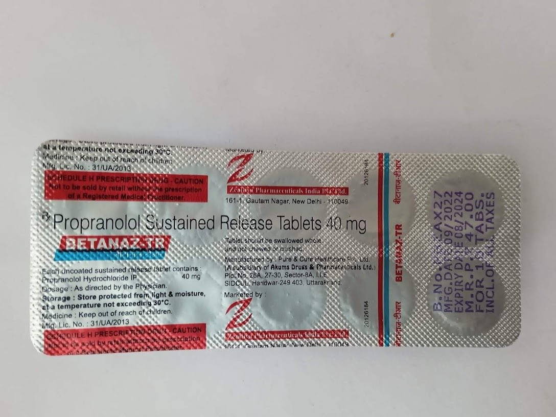 Betanaz TR 40mg Tablet 10s