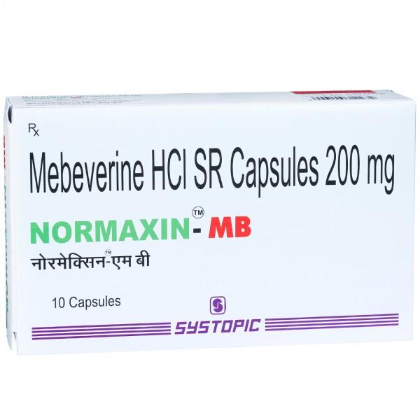 Normaxin MB 200mg Capsule SR 10s