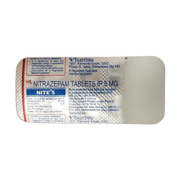 Nite 5mg Tablet 10s
