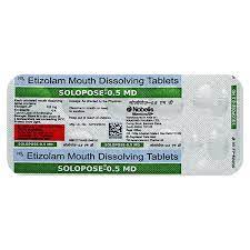 Solopose 0.5mg Tablet MD 10s