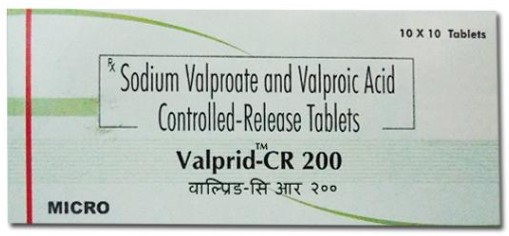 Valprid CR 200mg Tablet 10s