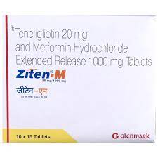 Ziten-M 1000mg/20mg Tablet ER 15s