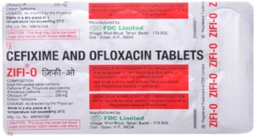 Zifi O 200mg/200mgTablet 10s