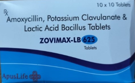 Zovimax LB 625 Tablet 10s