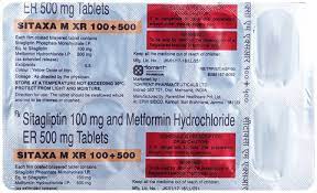 Sitaxa M XR 100mg/500mg Tablet ER 10s