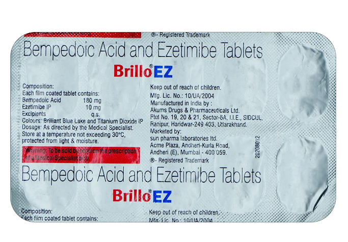 Brillo EZ 180mg/10mg Tablet 10s