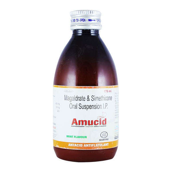 Amucid Oral Suspension Mango Sugar Free