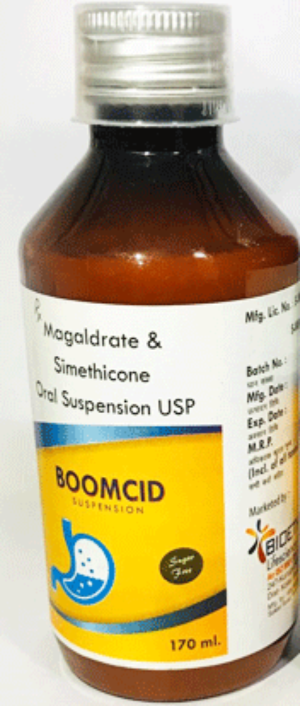 Boomcid Oral Suspension Mango Sugar Free