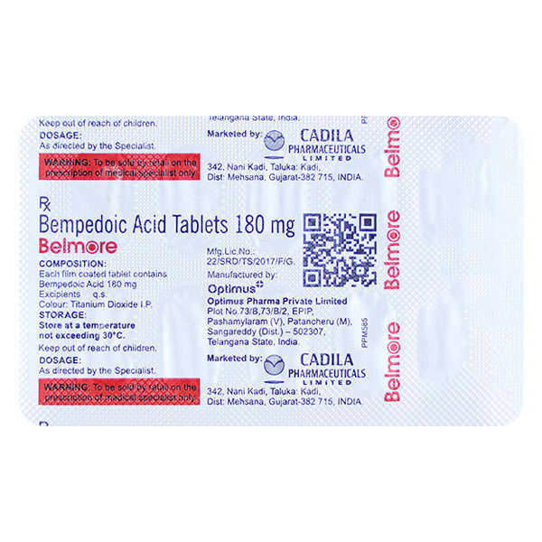Belmore 180mg Tablet 10s