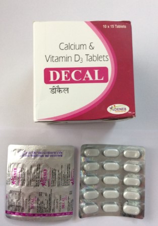 Decal 500mg/250iu Tablet 15s