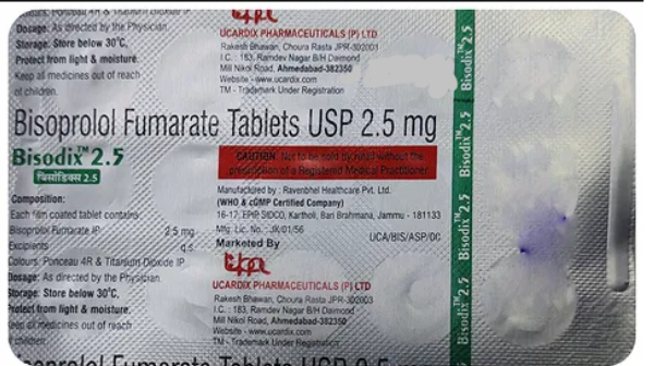 Bisodix 2.5mg Tablet 15s