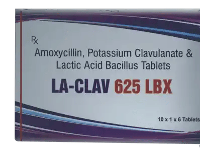 La Clav 625 LBX Tablets 6s
