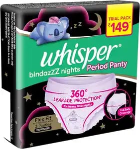 Whisper Bindazzz Night Period Panty 2s