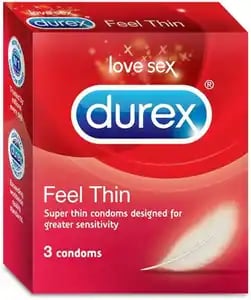 Durex Feel Thin Condoms 3 (Otc)