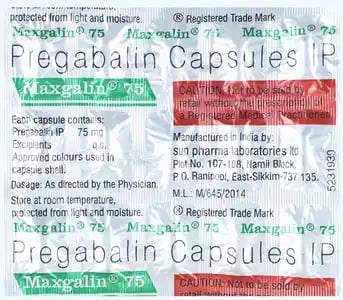 Maxgalin 75mg Capsule 10s