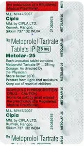 Metolar 25 Tablet 15s