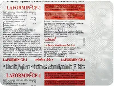 Laformin GP 1mg Tablet