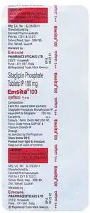 Emsita 100mg Tablet 10s